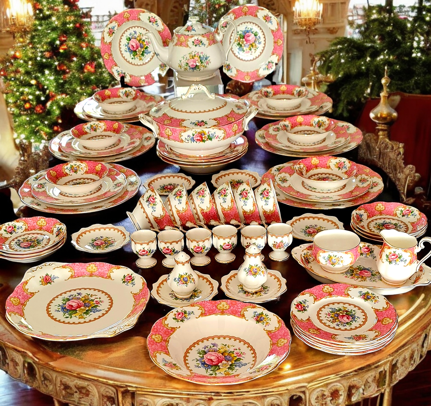 Royal Albert &quot;Lady Carlyle&quot; dinner and tea service
