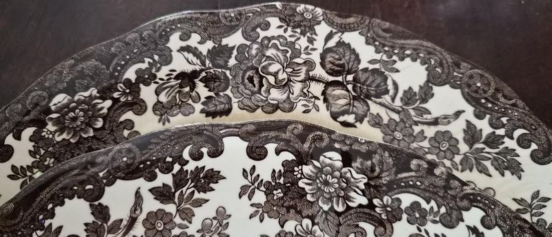 Palissy Game Series Dinner Set for 4, Vintage English Countryside Wildlife Plates