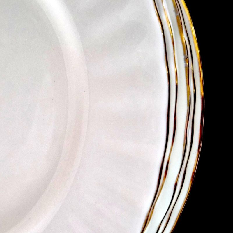 Royal Albert "Val D'or" Dessert Plates, English Bone China, Set of 6