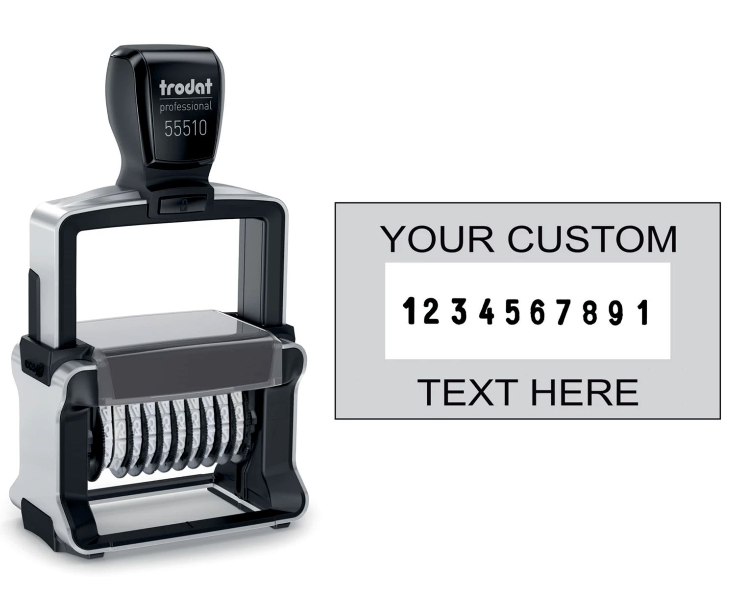 Trodat Professional 55510PL 10 Band Numberer with Text