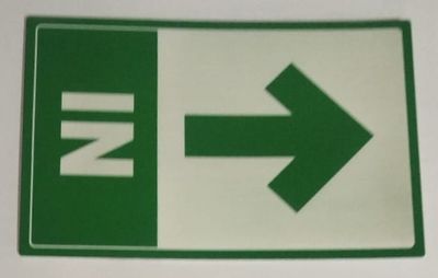 Sign "In" with various colour and size options