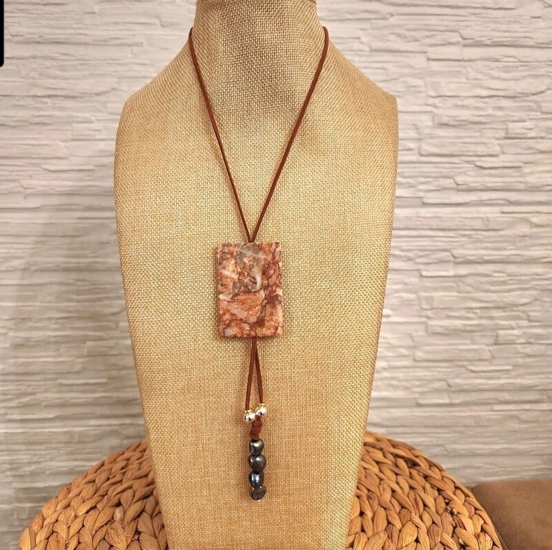 Leather Boho Necklace