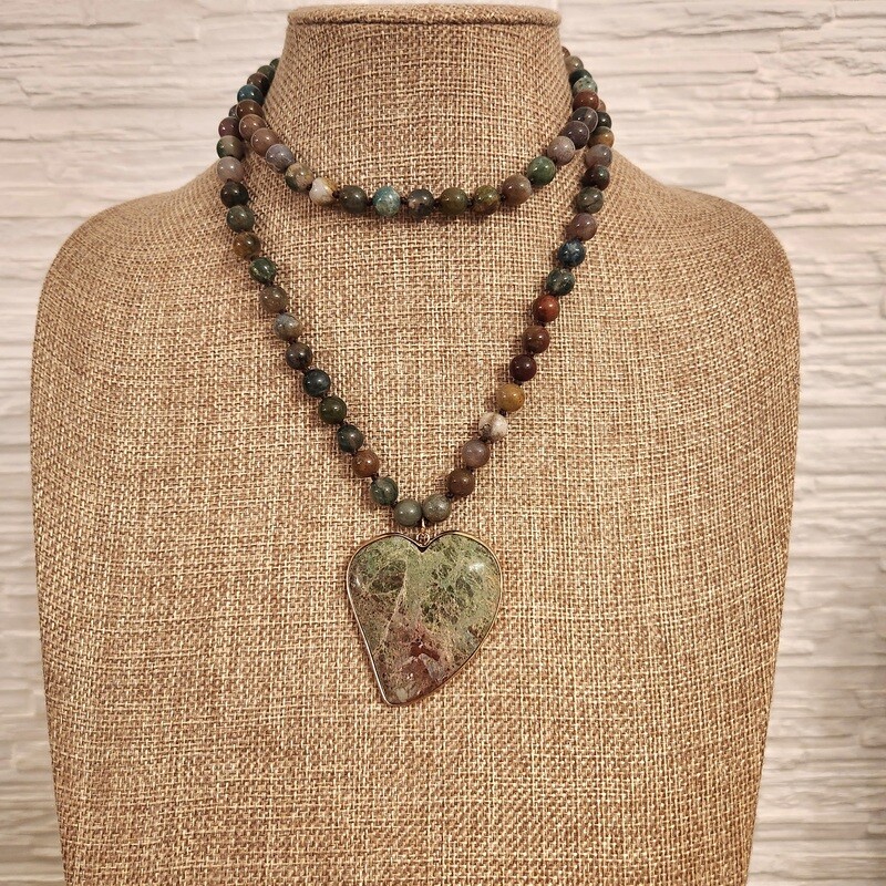 Natural Indian Agatha Necklace.