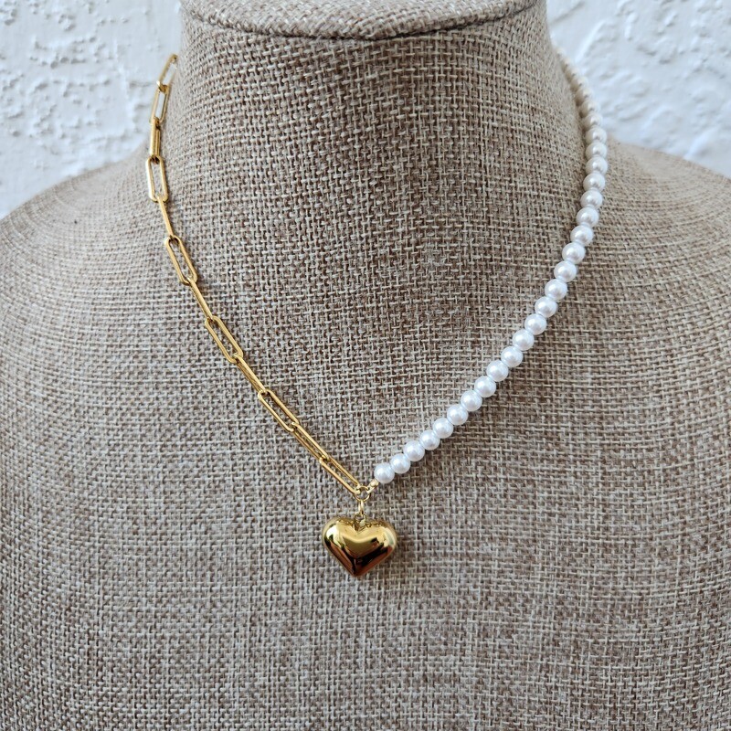 Heart with Pearls