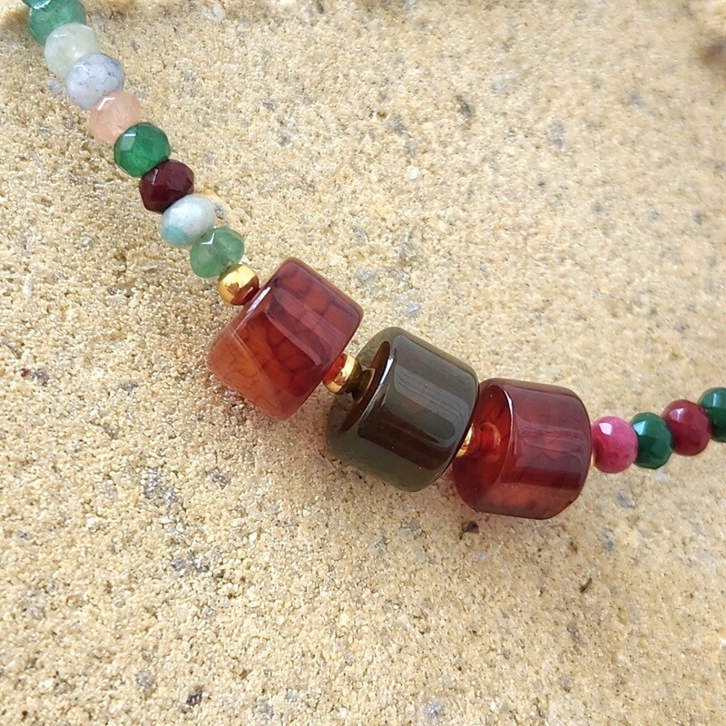 Mixed Stones Necklace