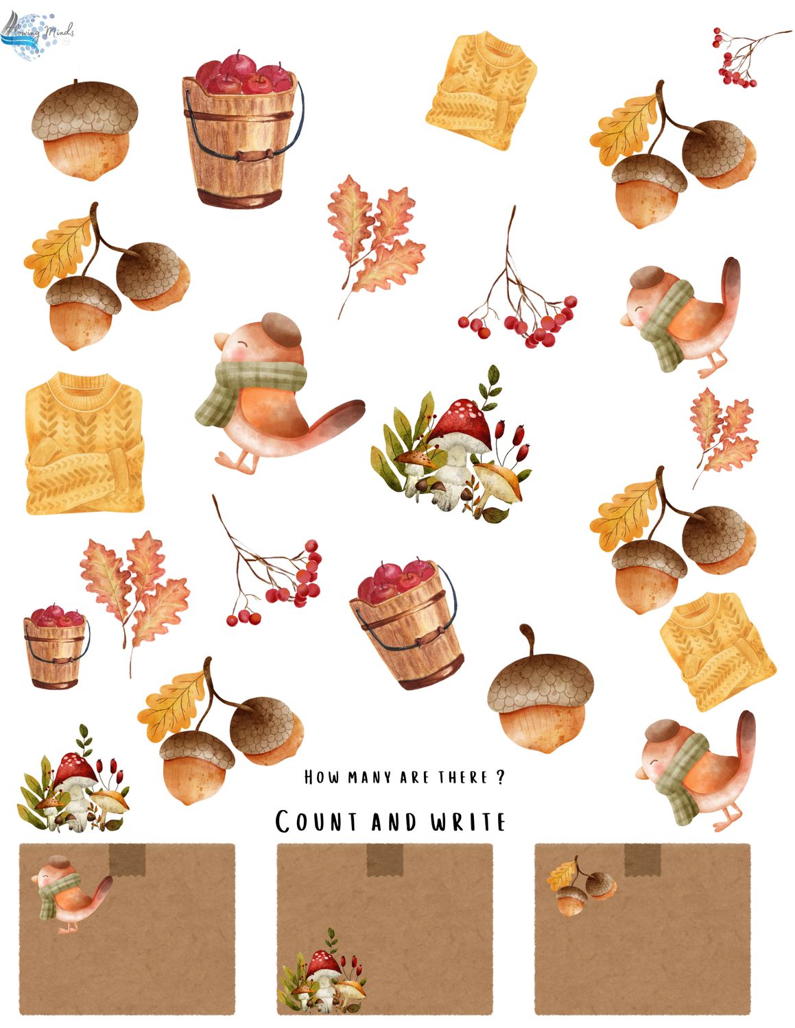 A is for acorn introduction to the letter A workbook 