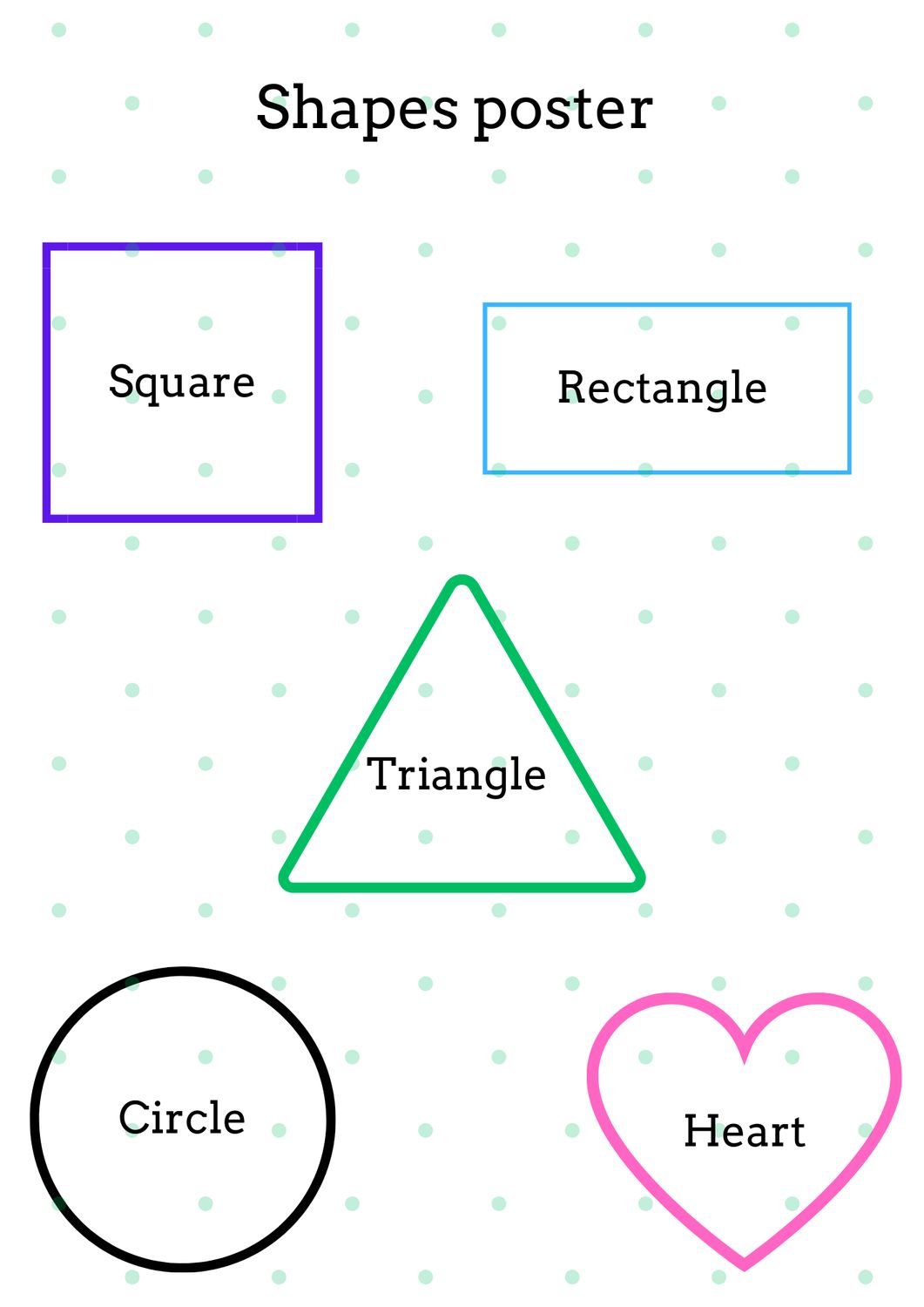 Shapes poster