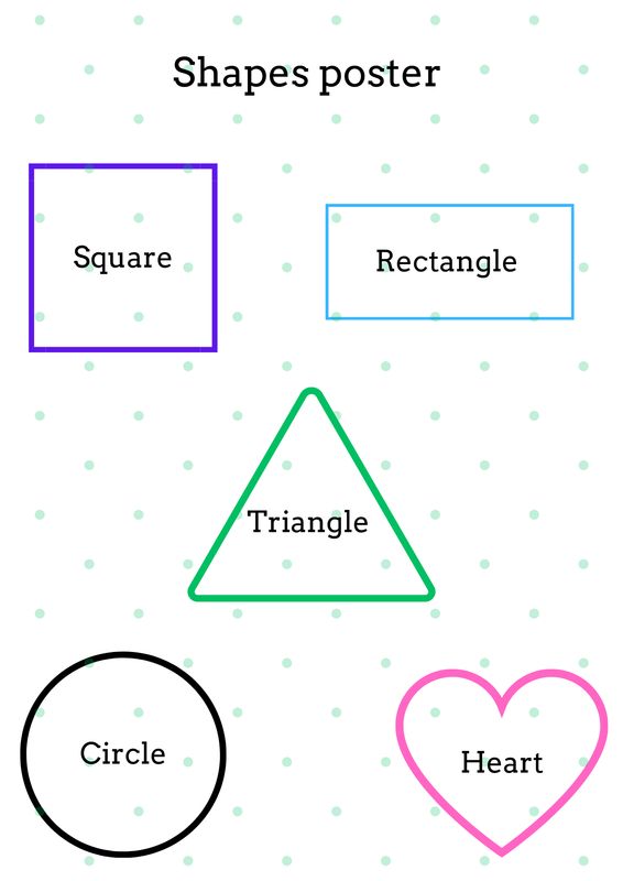 Shapes poster