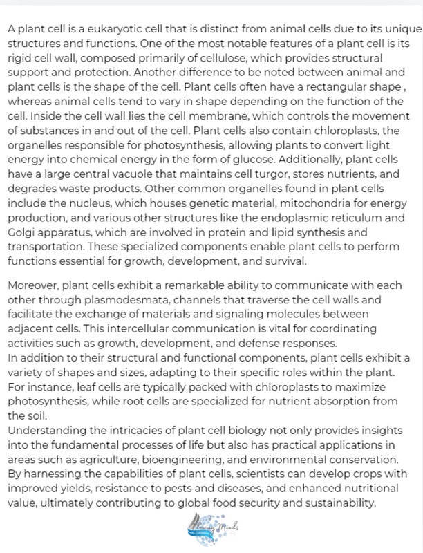 Middle school grade level biology all about the plant cell and it&#39;s organelles packet