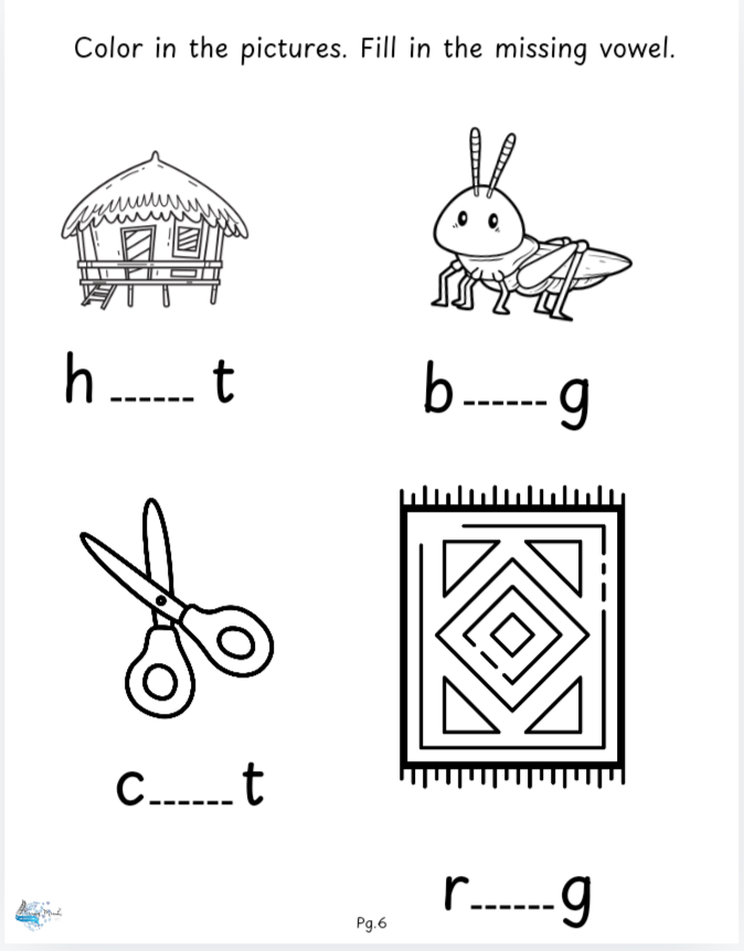 CVC short vowel resources and activity pack