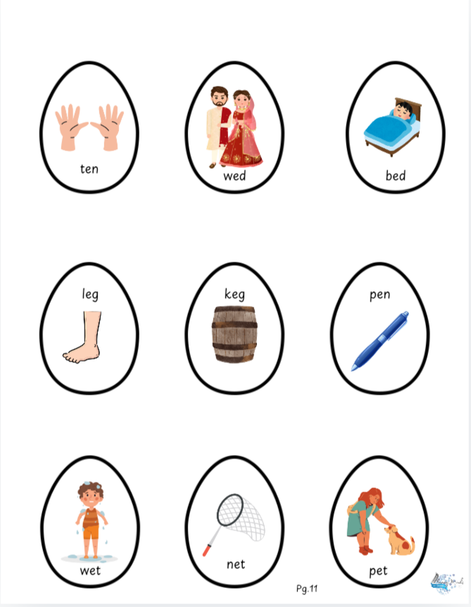 CVC short vowel resources and activity pack
