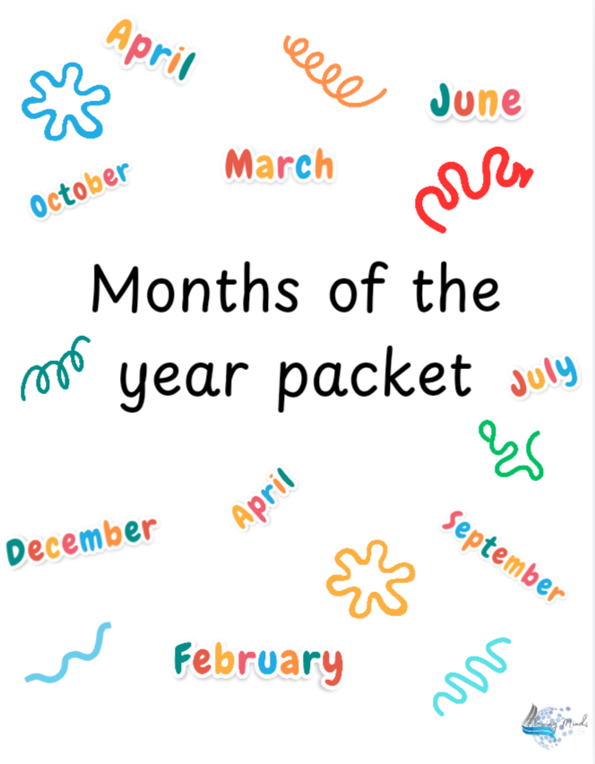 Months of the year packet