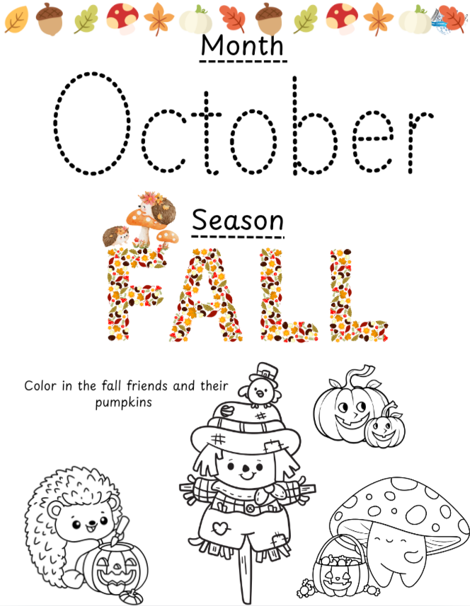 Months of the year packet