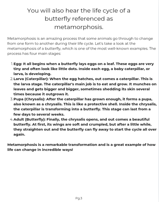 Butterflies of North America : The Monarch Butterfly  , symbiotic and mutualistic relationship&#39;s bundle