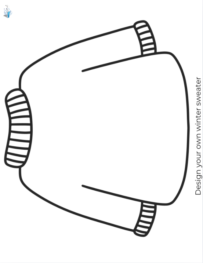 Design a winter sweater activity