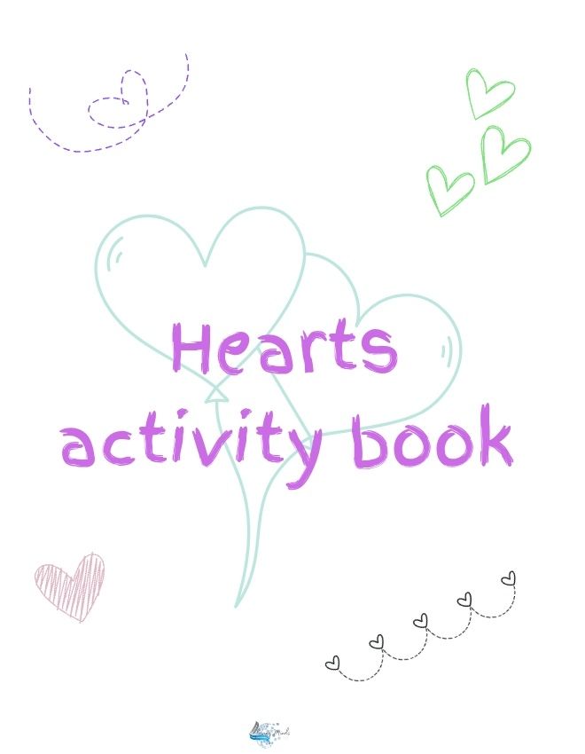 Hearts activity book