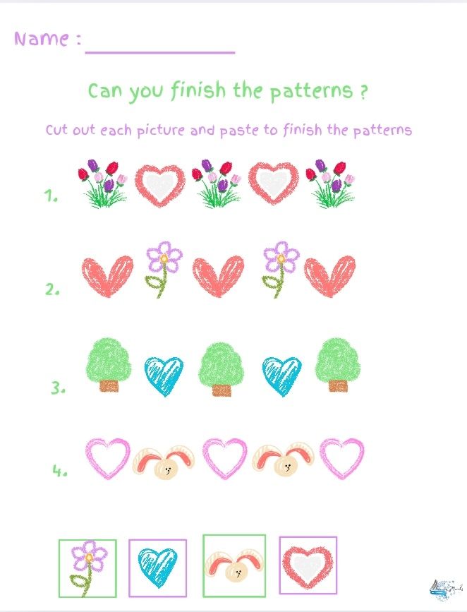 Hearts activity book