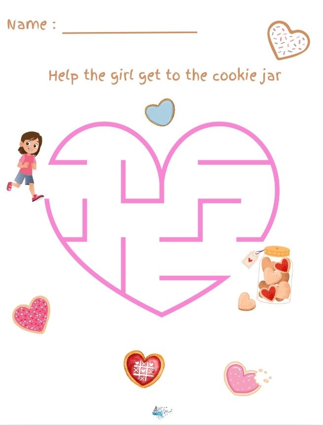 Hearts activity book