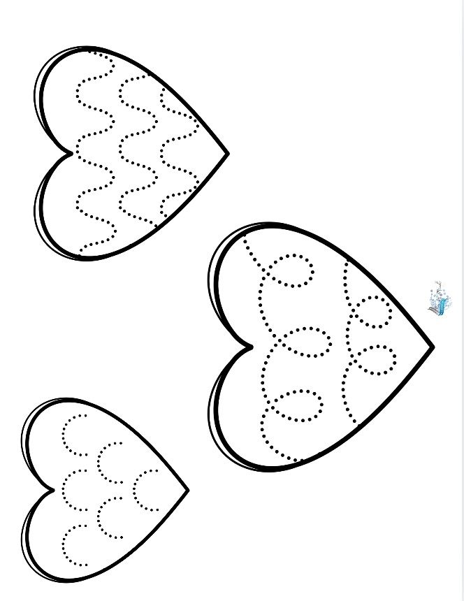 Hearts activity book