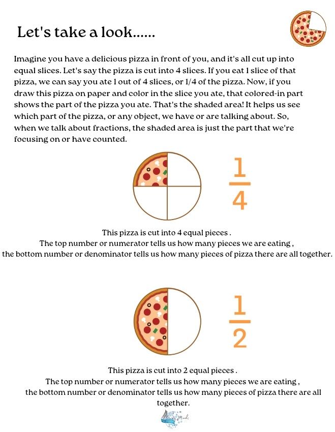 Introduction to fractions workbook