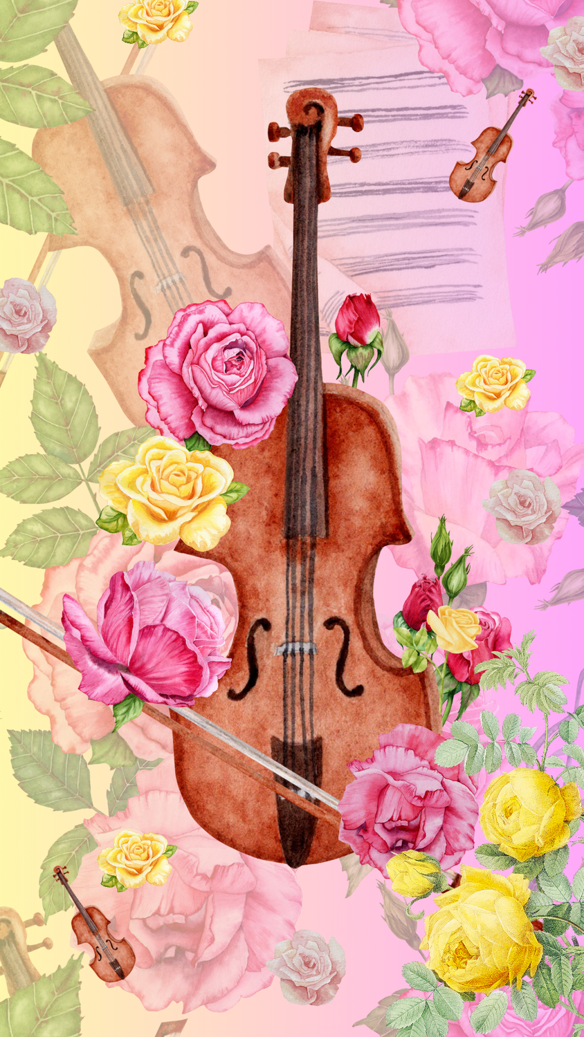 Sounds of spring phone wallpaper