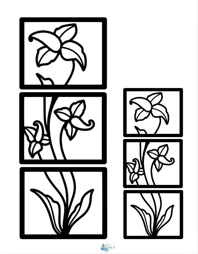 Adult spring coloring book