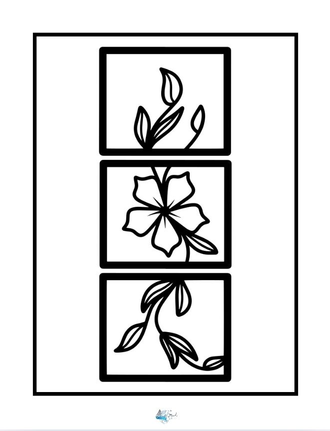 Adult spring coloring book