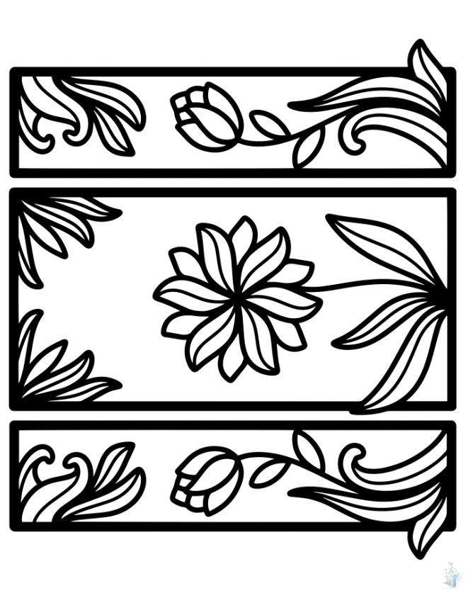 Adult spring coloring book