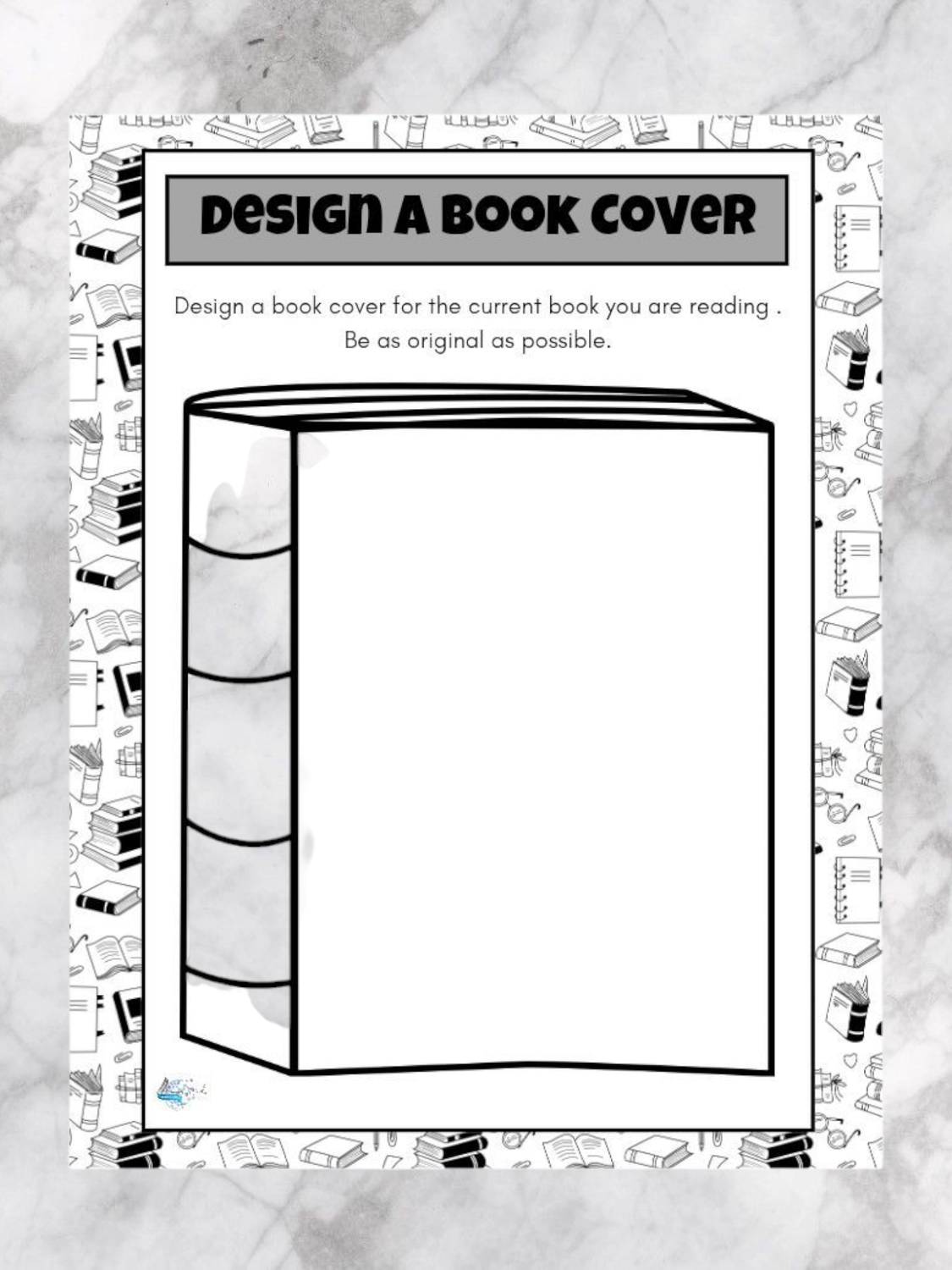 Design a book cover activity