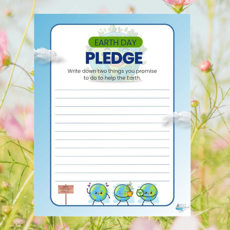 Earth Day pledge activity 