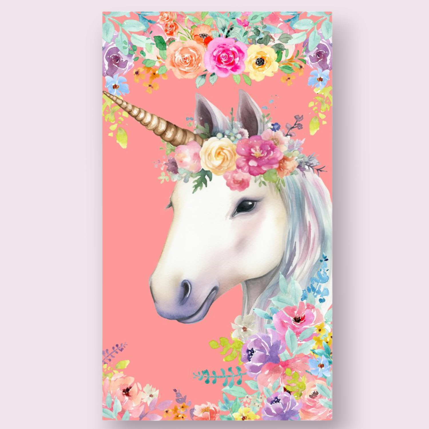 The first unicorn of spring phone wallpaper 