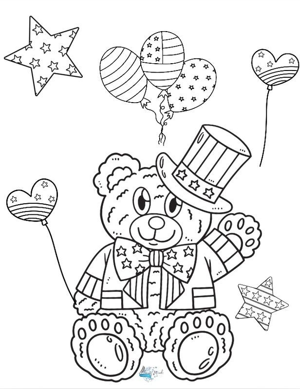 Memorial Day coloring page