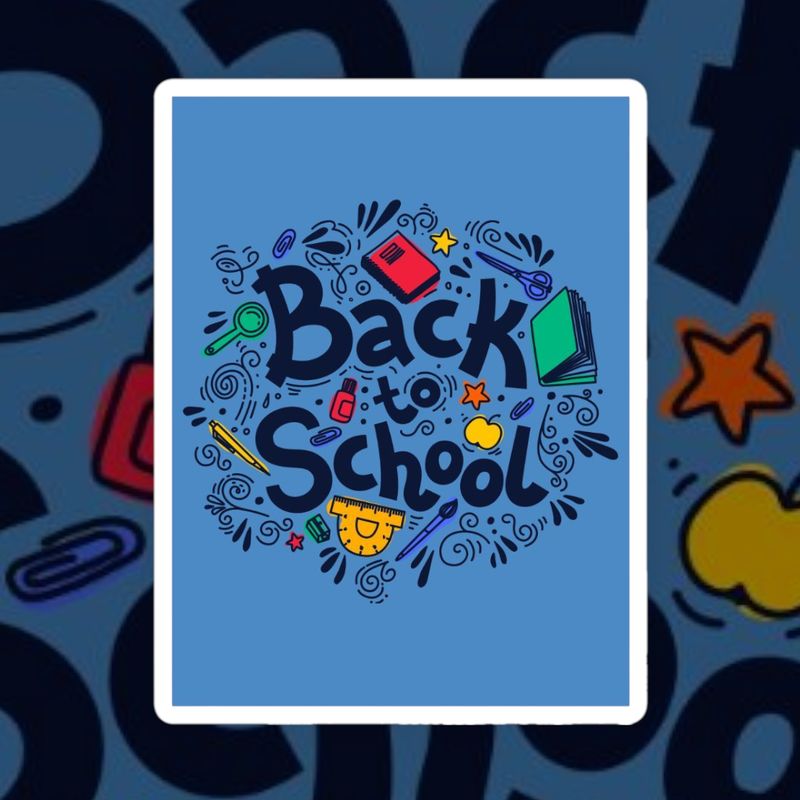 Back to school wall art 