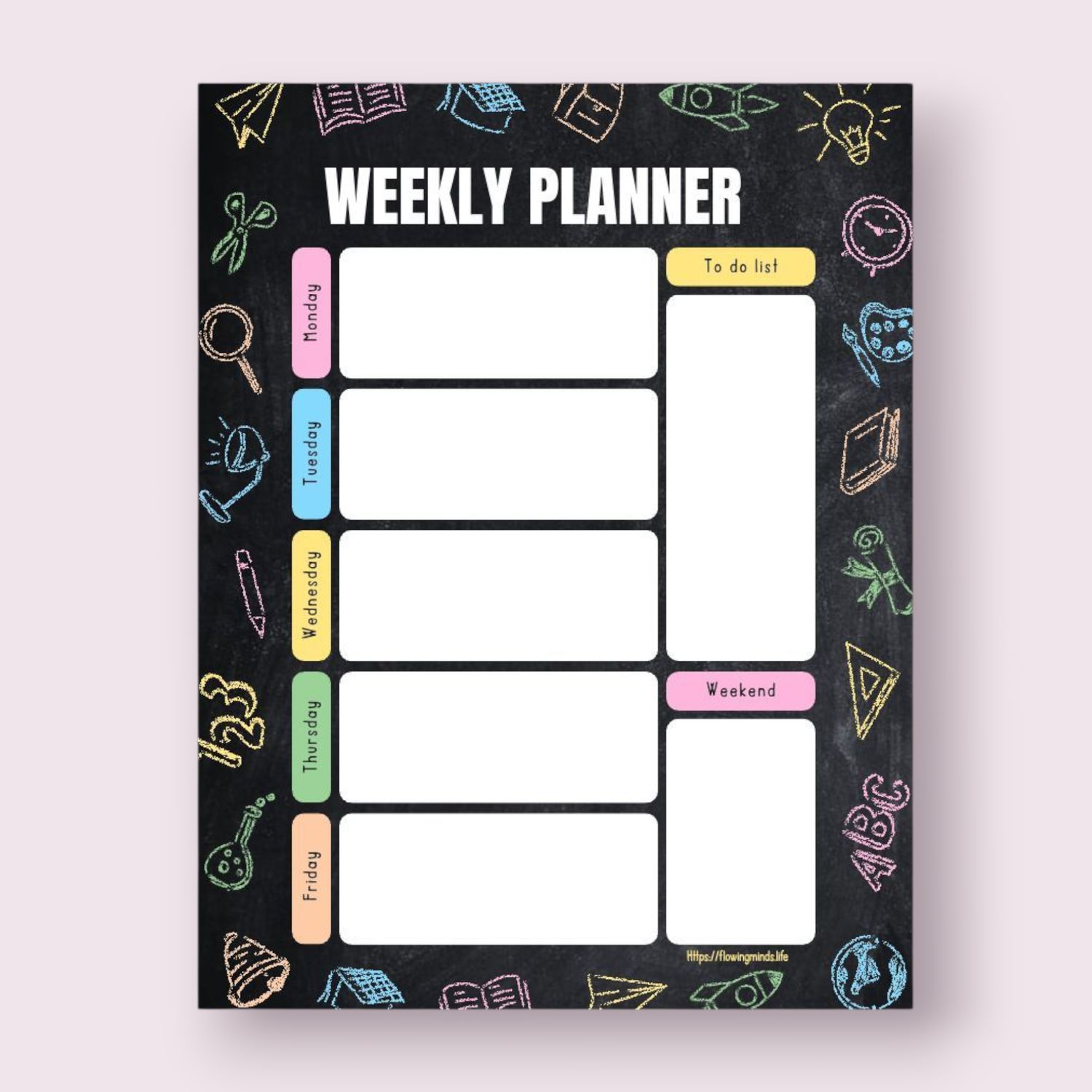 Weekly planner 