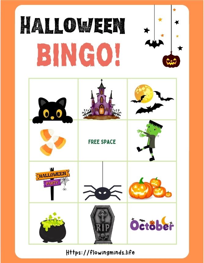 Halloween things bingo