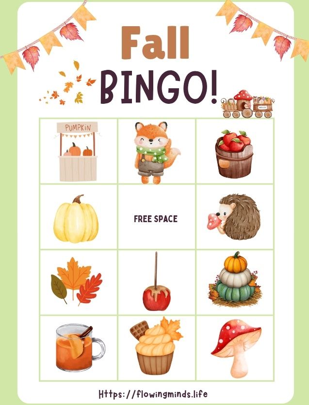 Fall Bingo
