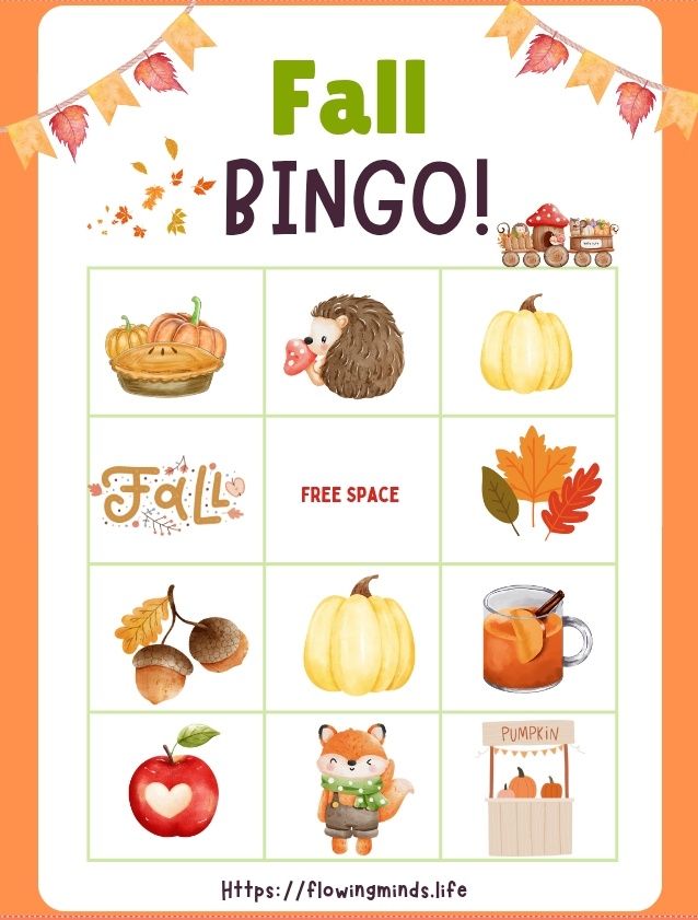 Fall Bingo
