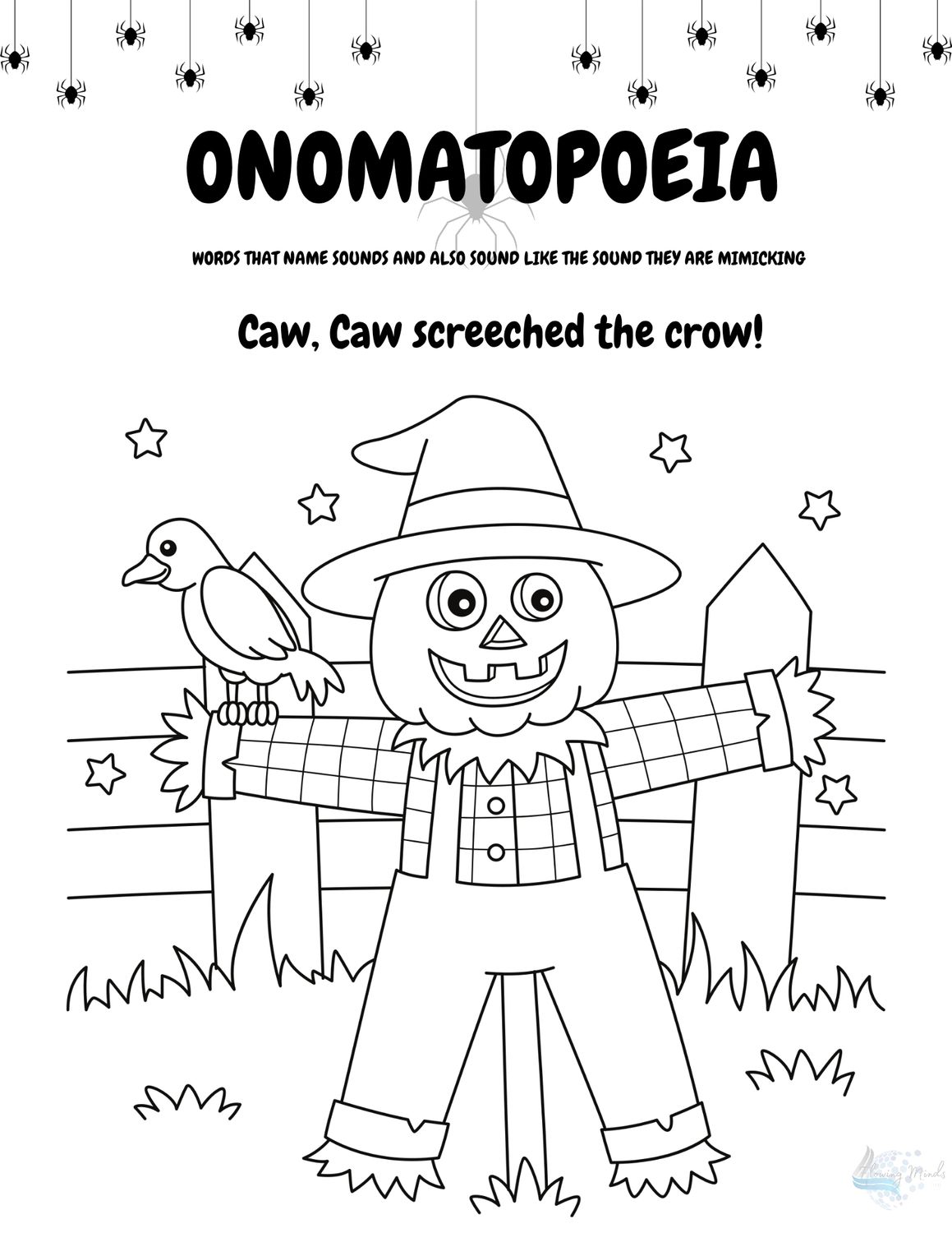 Halloween figurative language coloring book