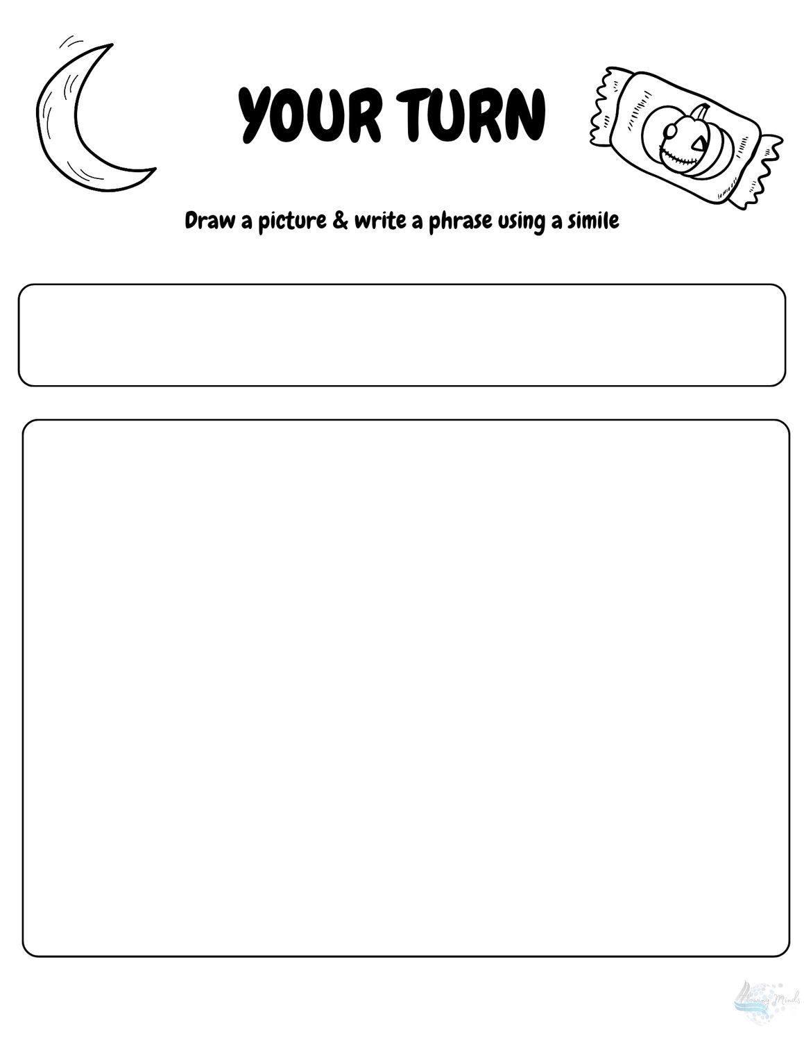 Halloween figurative language coloring book