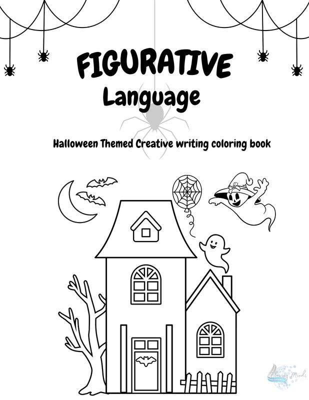 Halloween figurative language coloring book