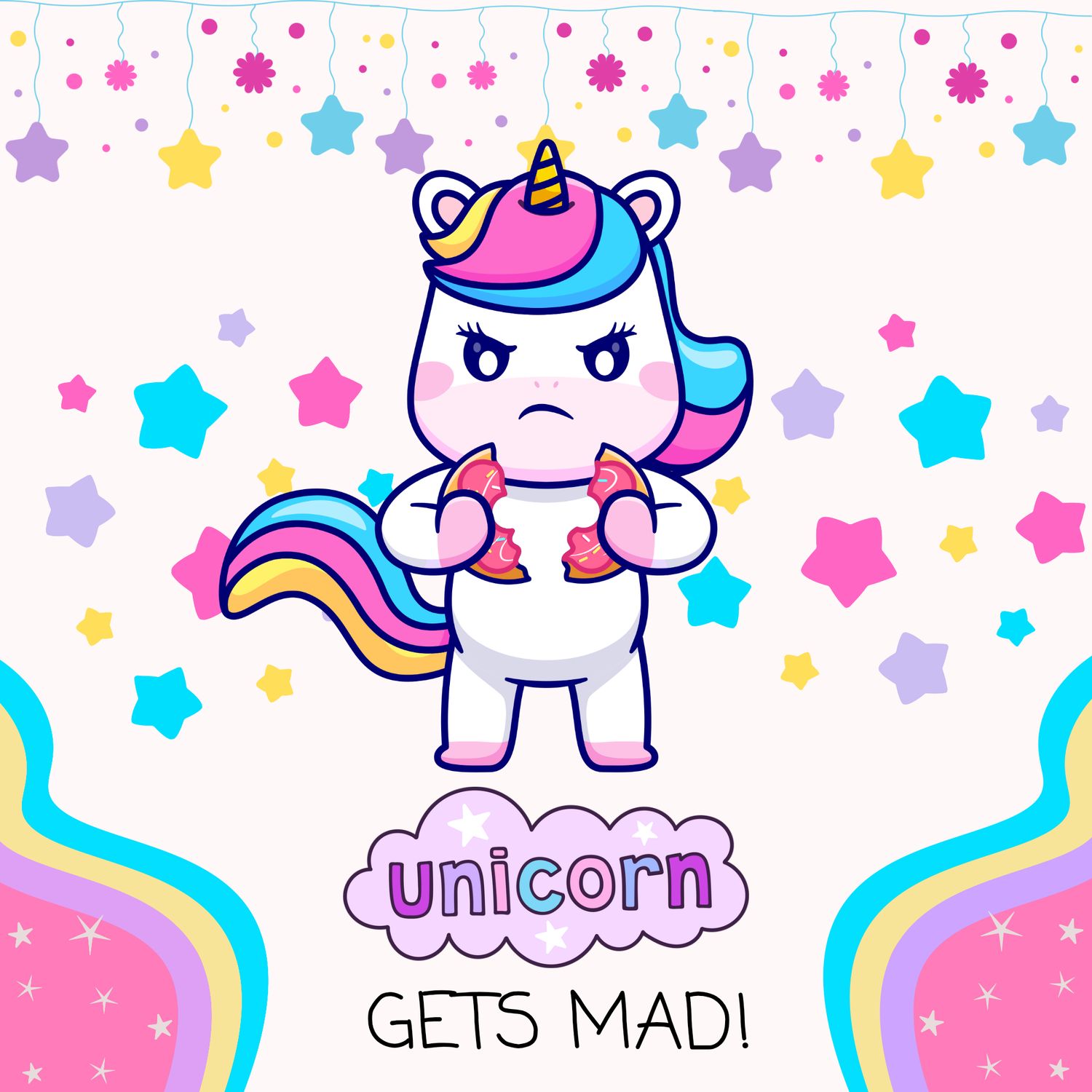 Unicorn&#39;s Busy Day of Play by Luna Hall