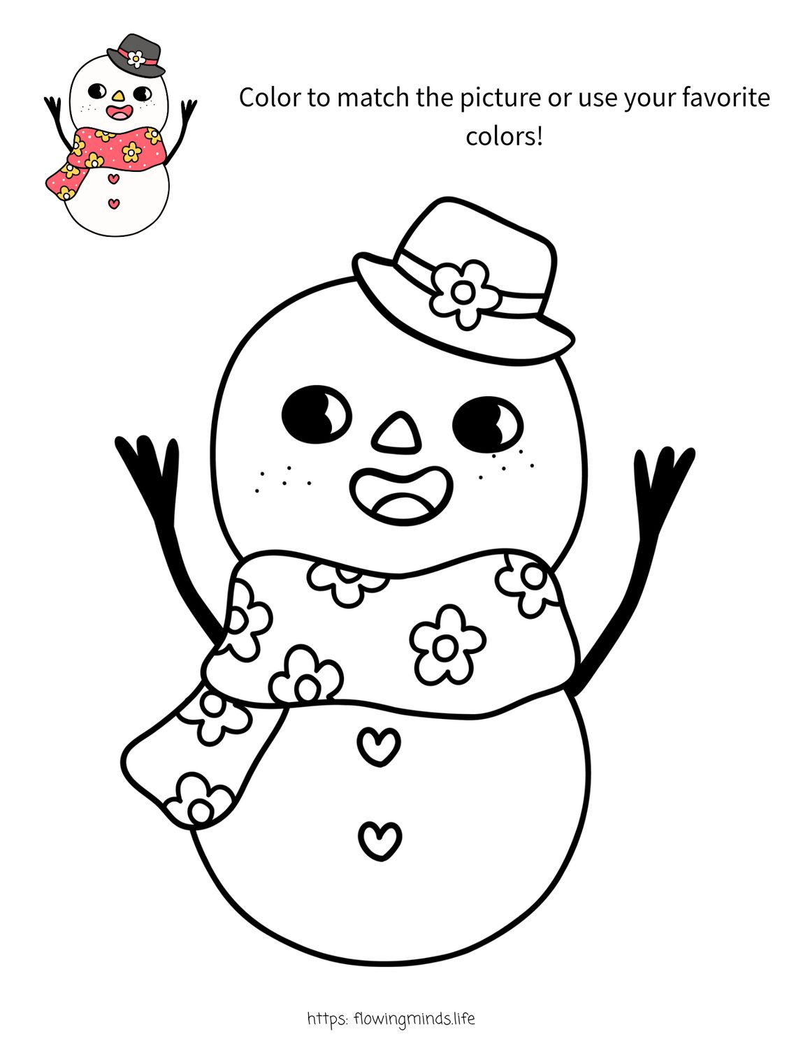 Creepy Christmas coloring activity