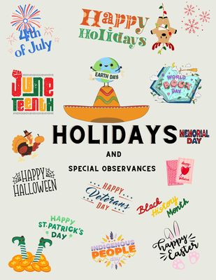 Holidays and Special Days of Observance
