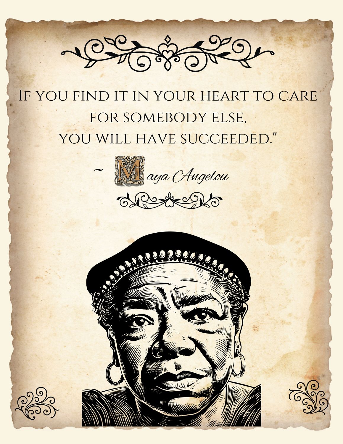 Maya Angelou Wall Art