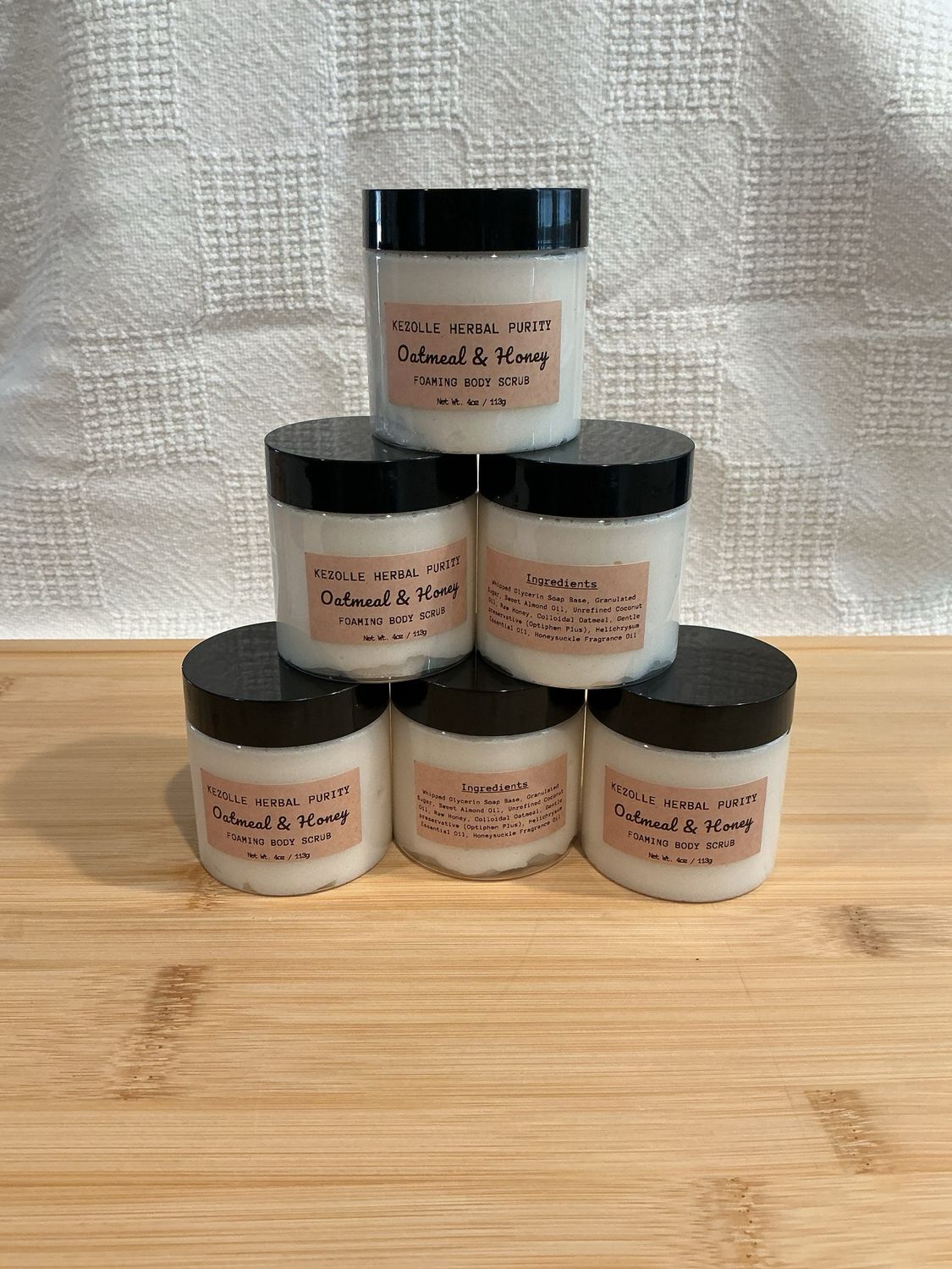 Oatmeal &amp; Honey/ Foaming Sugar Scrub