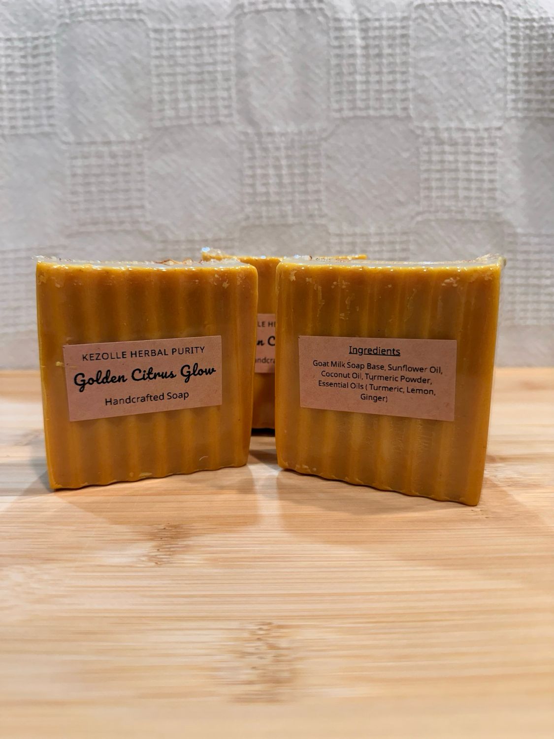 Golden Citrus Glow Soap Bar
