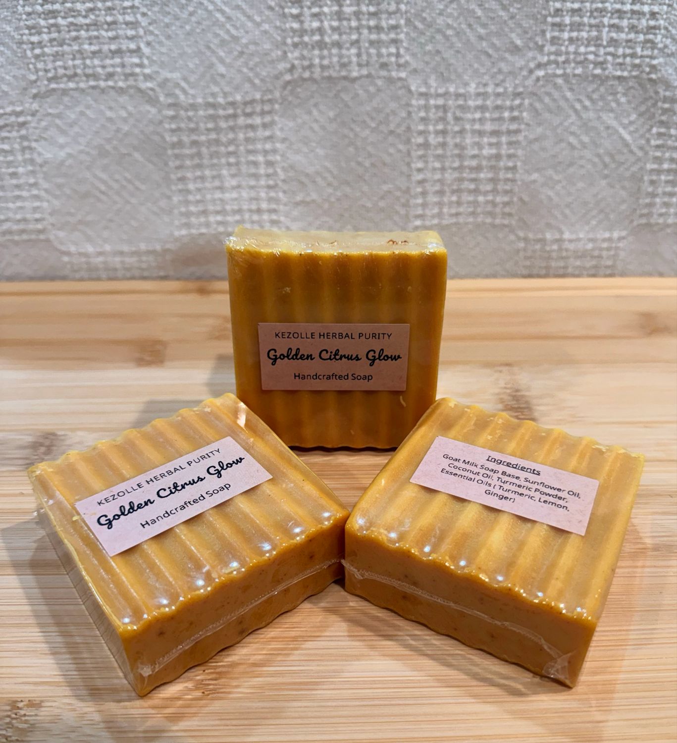 Golden Citrus Glow Soap Bar