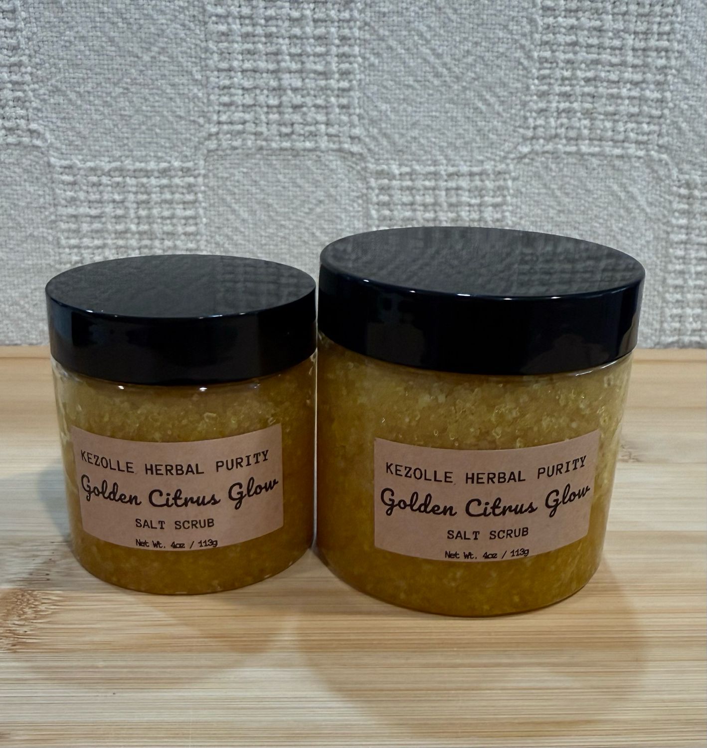 Golden Citrus Glow/ Salt Scrub