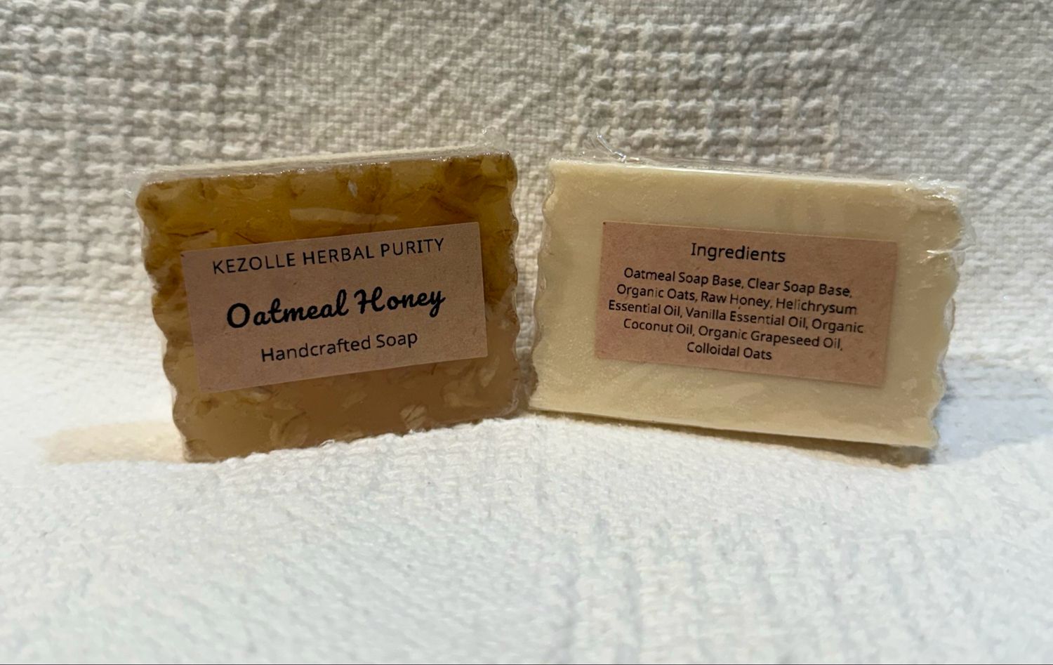 Oatmeal Honey Half Size Soap Bar