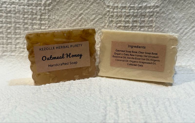 Oatmeal Honey Half Size Soap Bar
